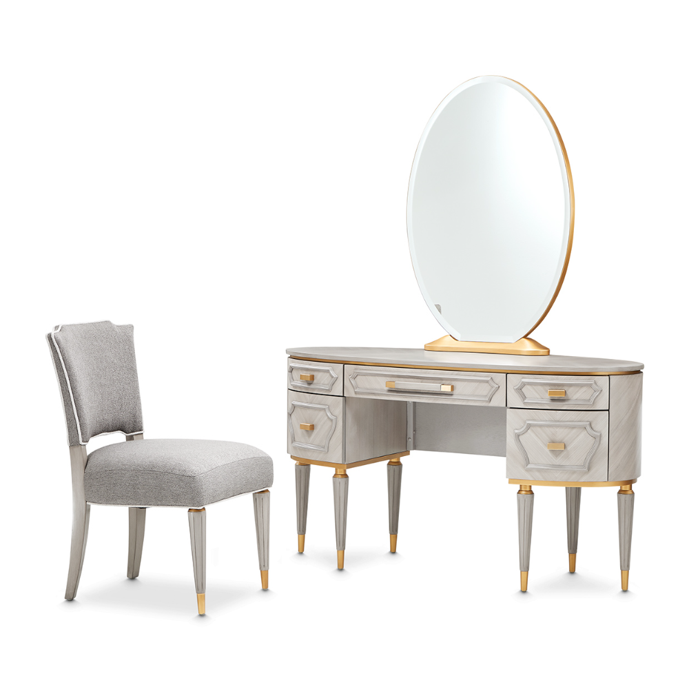 2bluxury St. chales Toaletní stolek se zrcadlem